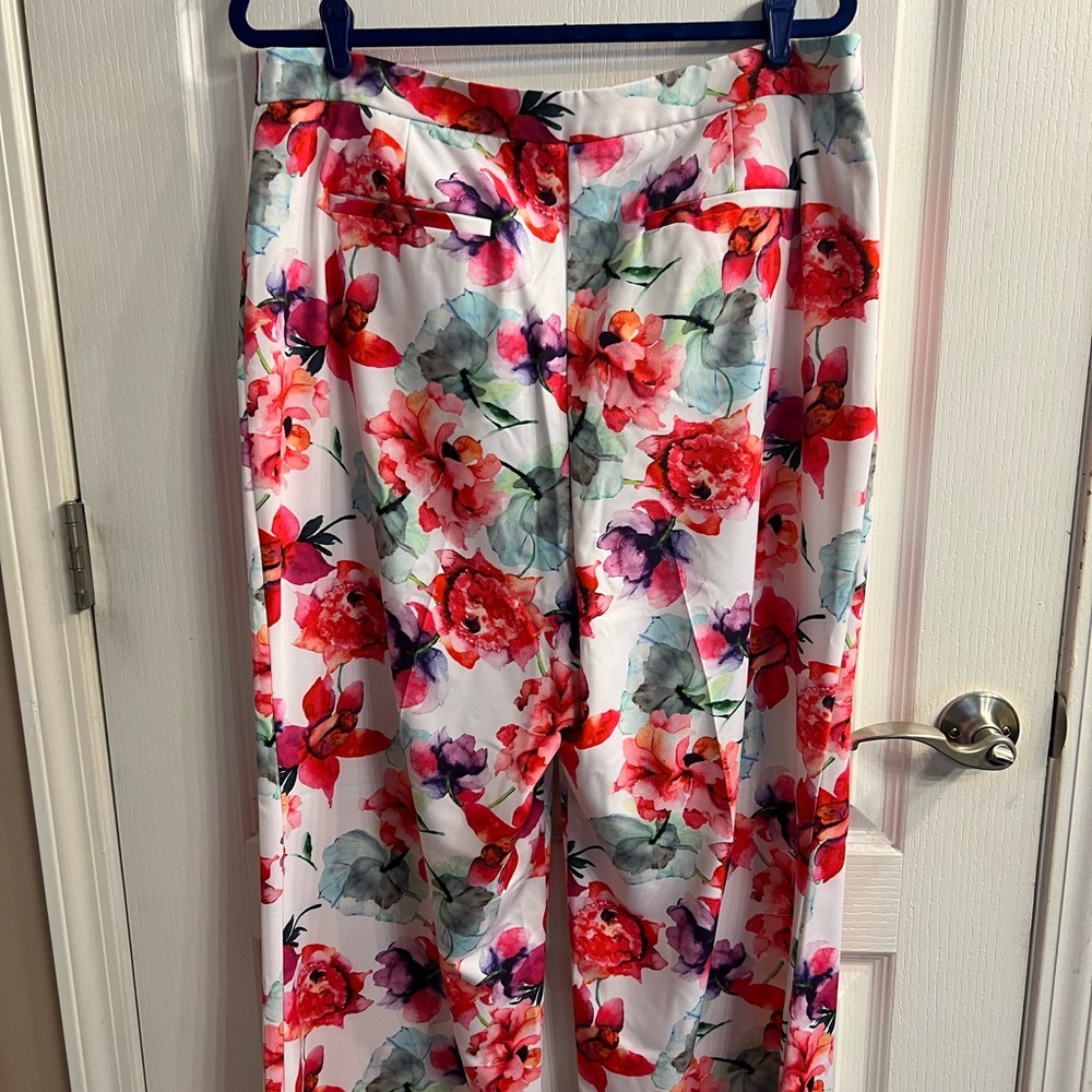 NY&C Floral Wide Leg Pants